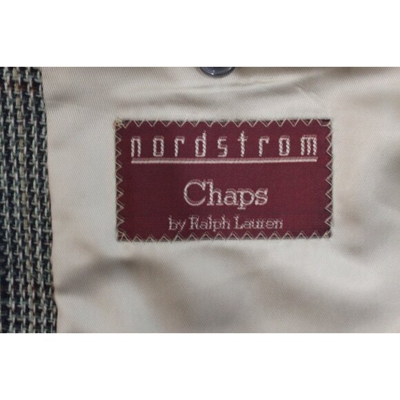 Chaps Ralph Lauren  Men Jacket Blazer Sport Coat 2 Button Vintage USA Green 40 R - Picture 2 of 16